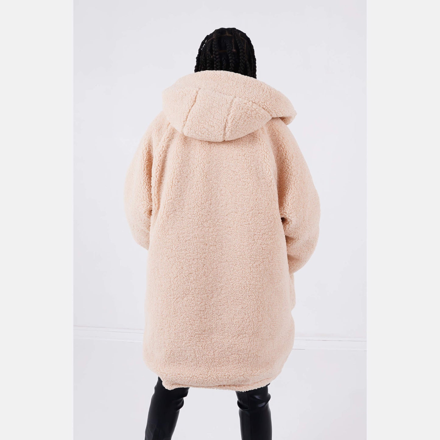 Sixth June Long Puffer Jkt Black/Beige