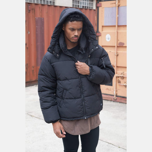Sixth June Puffer Jacket Black