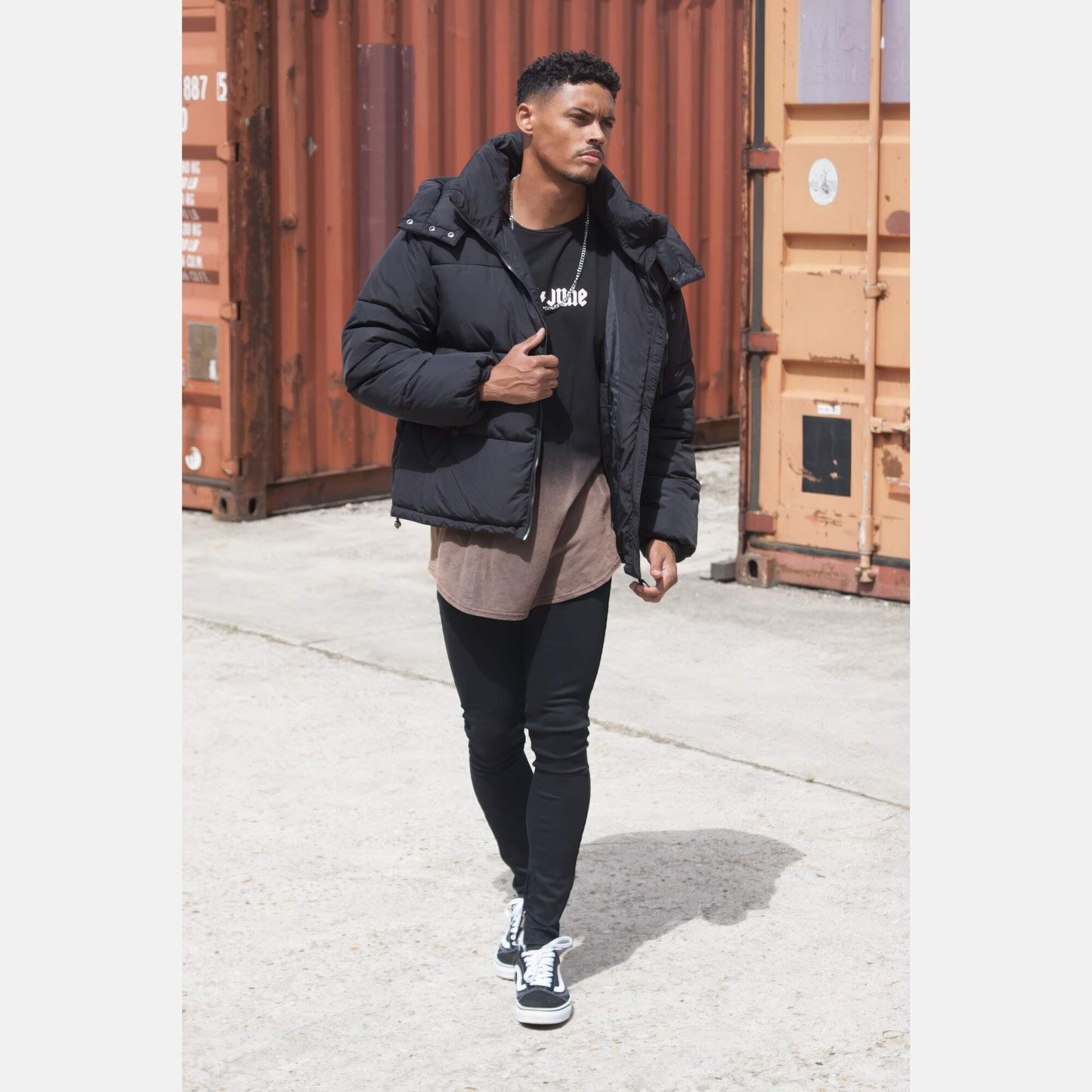 Sixth June Puffer Jacket Black