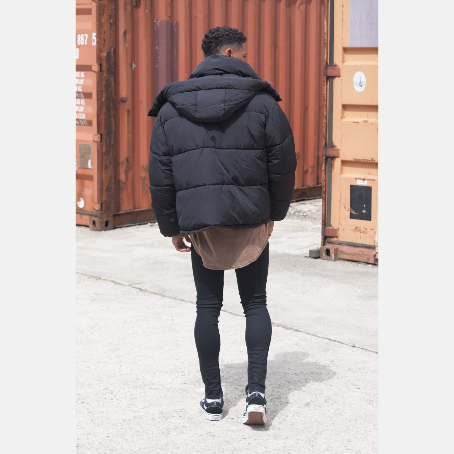 Sixth June Puffer Jacket Black