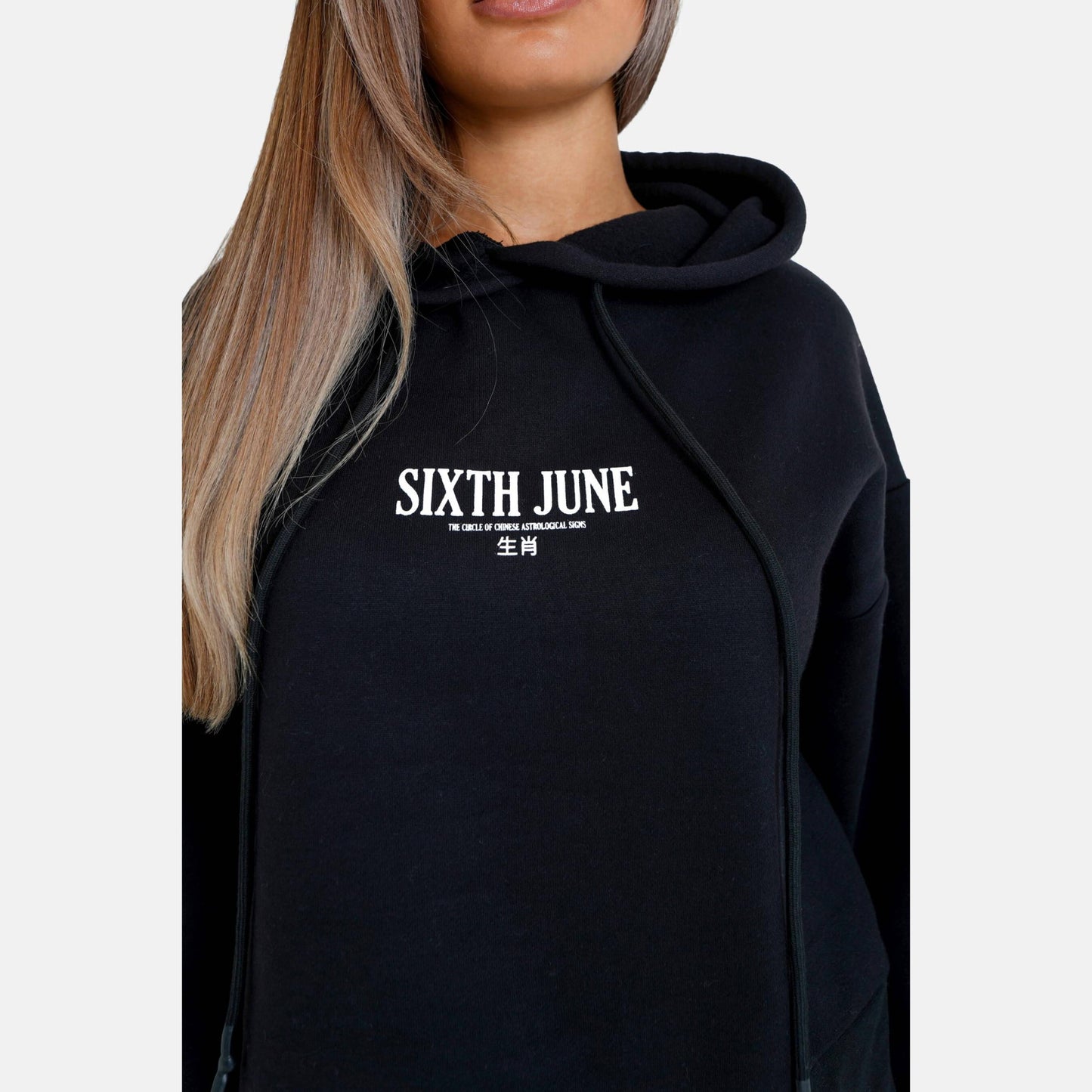 Sixth June Chinese Zodiac Signs Hoodie Black