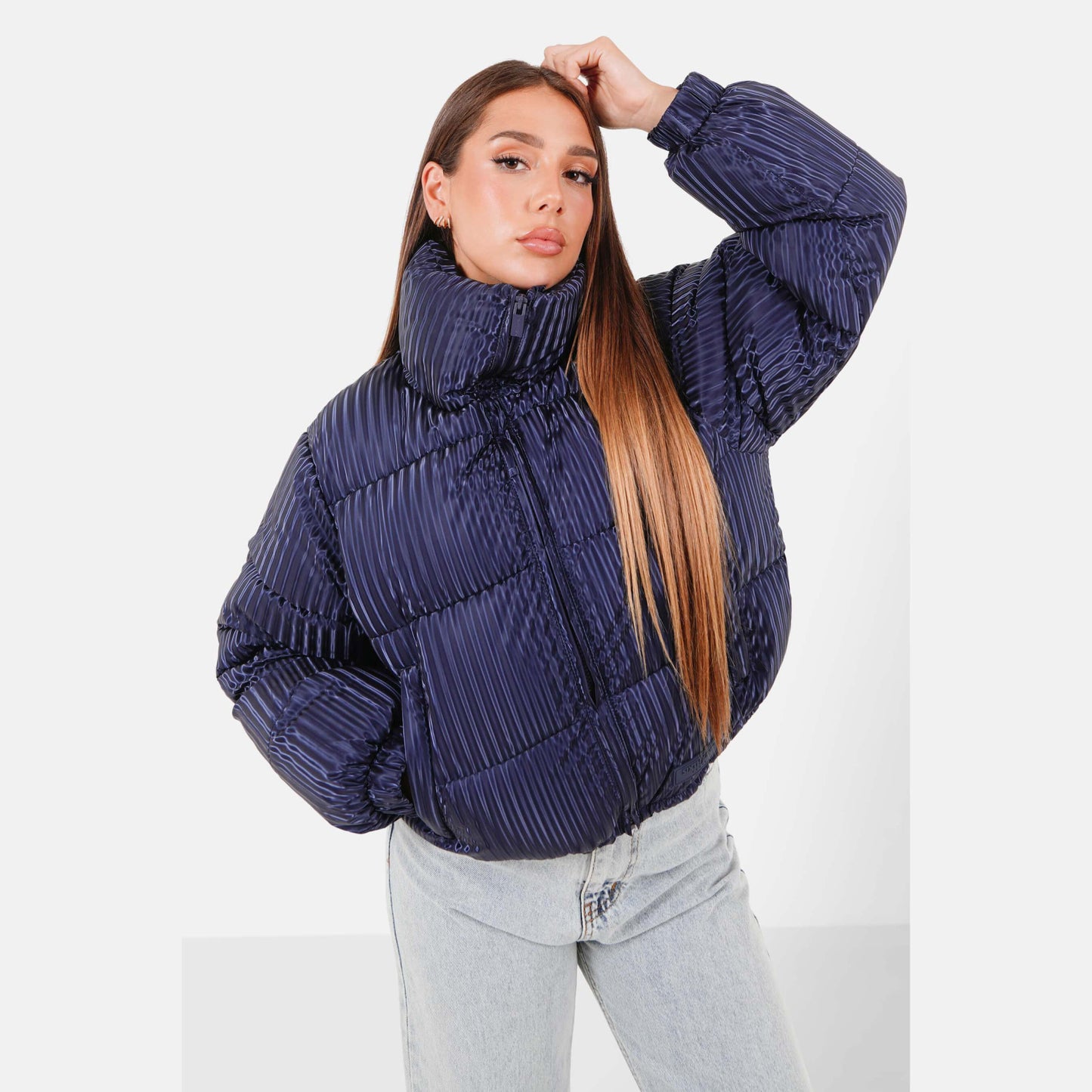 Sixth June Iridescent Downjacket Navy