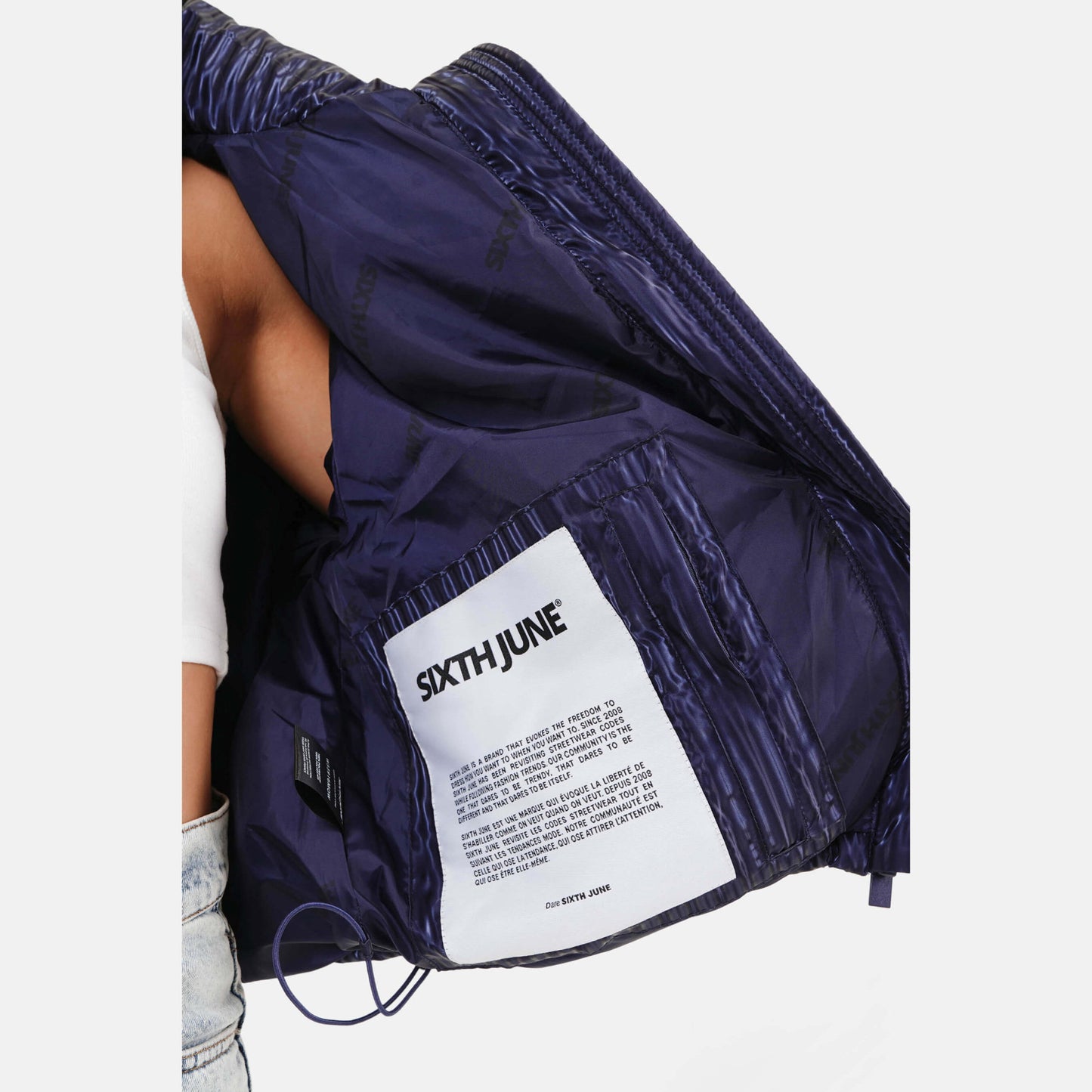 Sixth June Iridescent Downjacket Navy