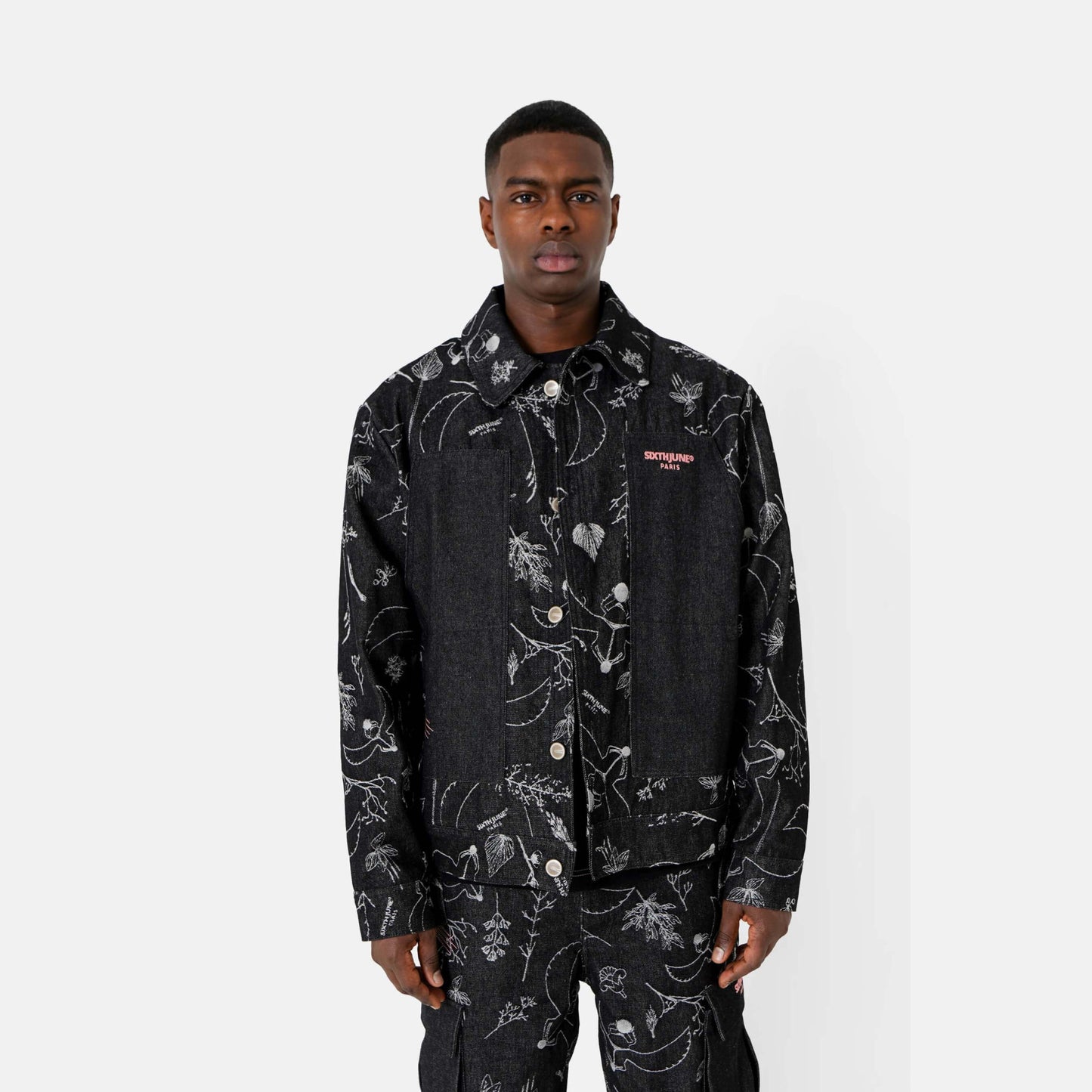 Sixth June Ultra Beetle Denim Ls Jacket Black