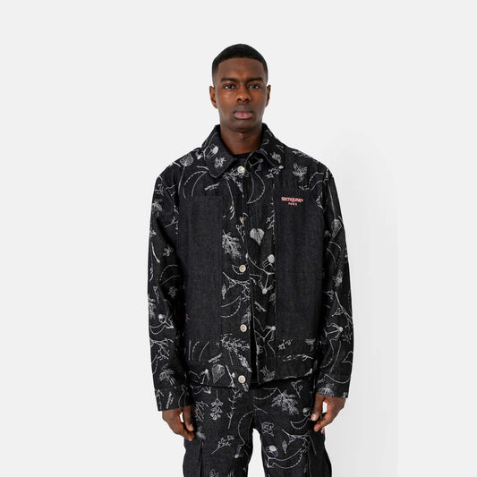 Sixth June Ultra Beetle Denim Ls Jacket Black