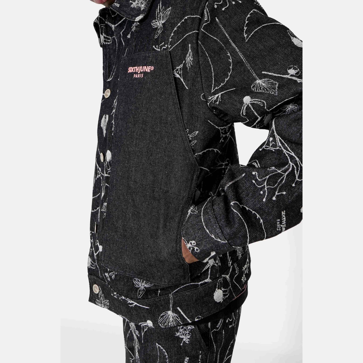 Sixth June Ultra Beetle Denim Ls Jacket Black