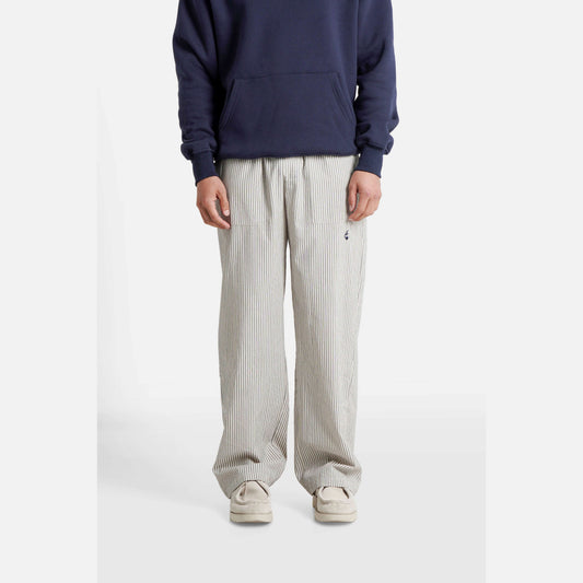 Sixth June Stripes Textured Pant Navy