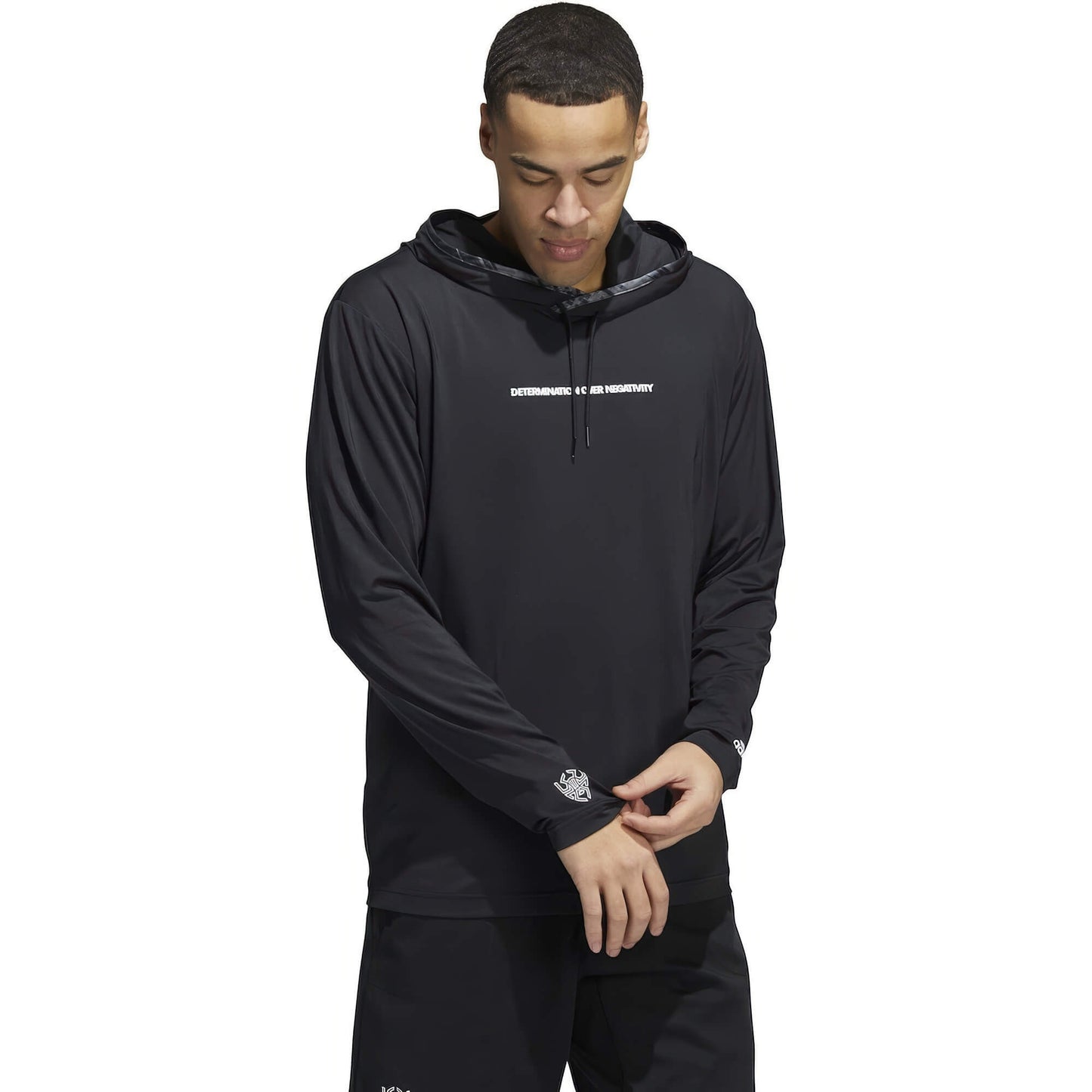 Adidas Men Donovan Mitchell Pullover Hoodie Black