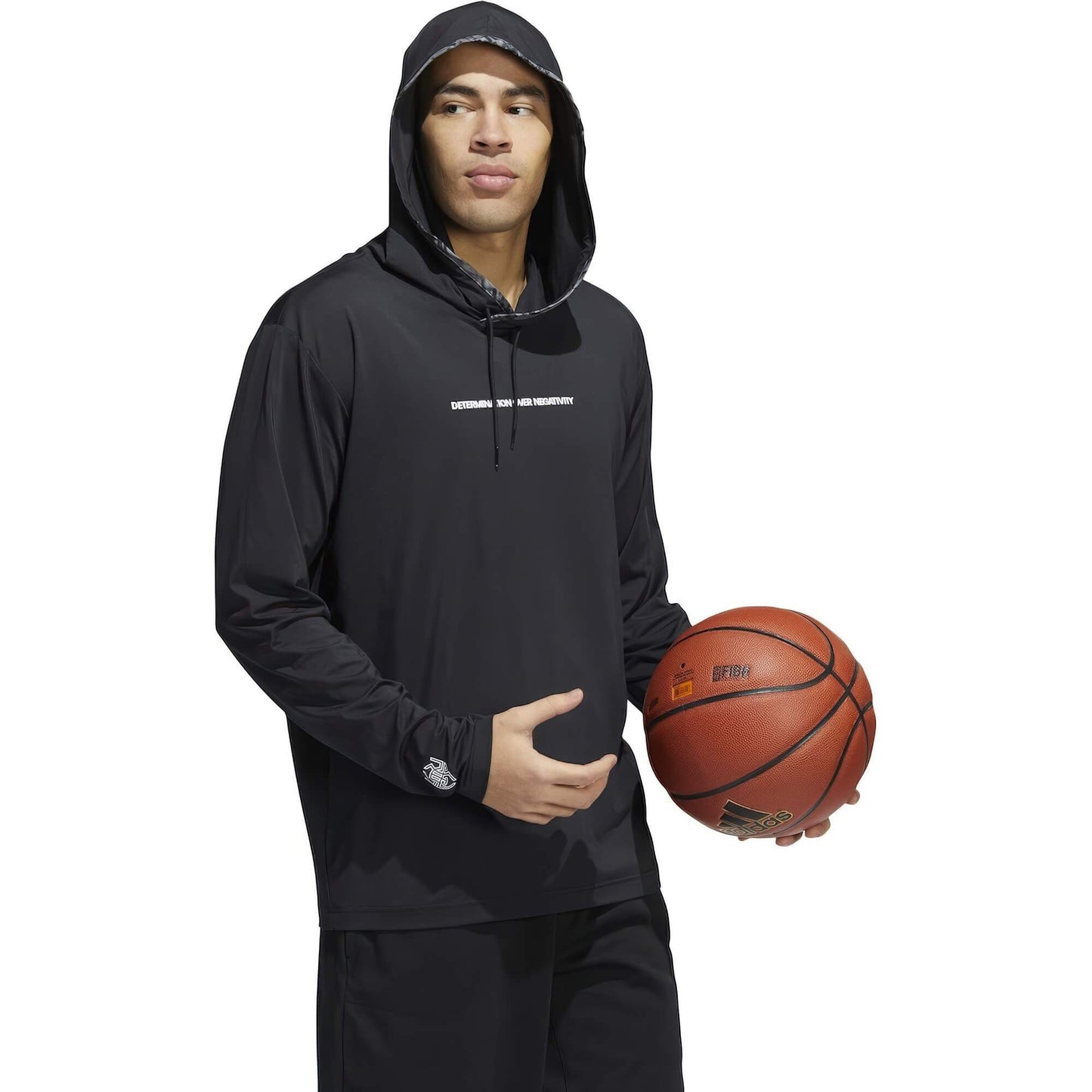 Adidas Men Donovan Mitchell Pullover Hoodie Black