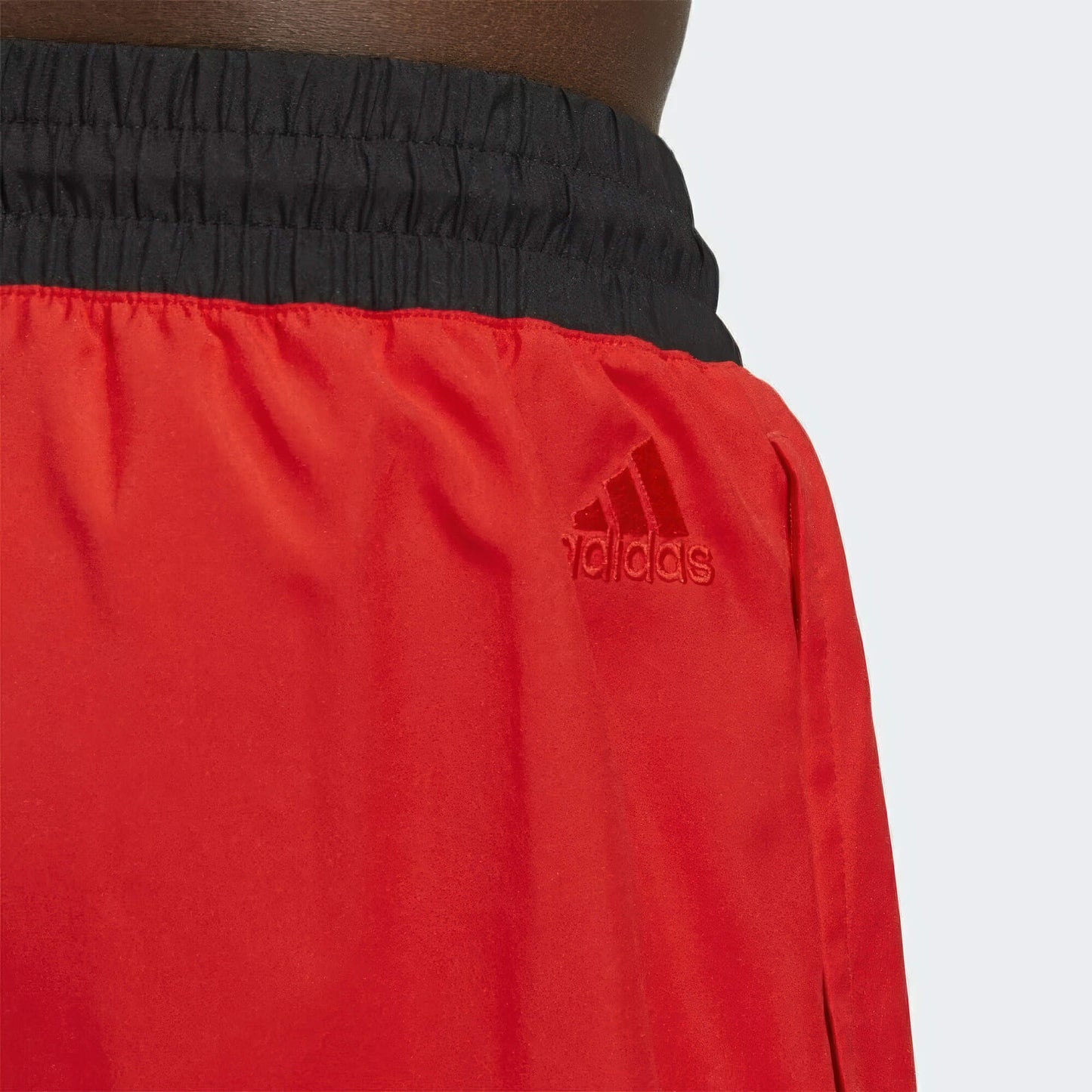 Adidas Men Galaxy Basketball Shorts Grey/Black/Red