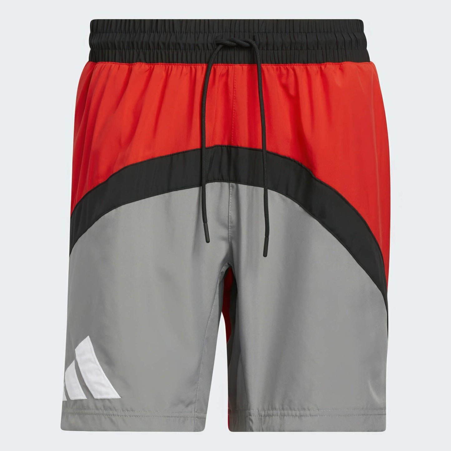 Adidas Men Galaxy Basketball Shorts Grey/Black/Red