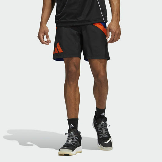 Adidas Men Galaxy Basketball Shorts Blue/Orange/Royal Blue