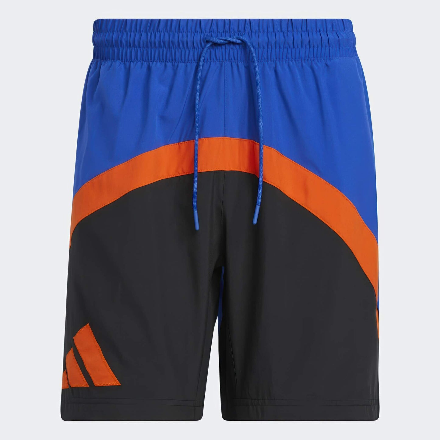 Adidas Men Galaxy Basketball Shorts Blue/Orange/Royal Blue