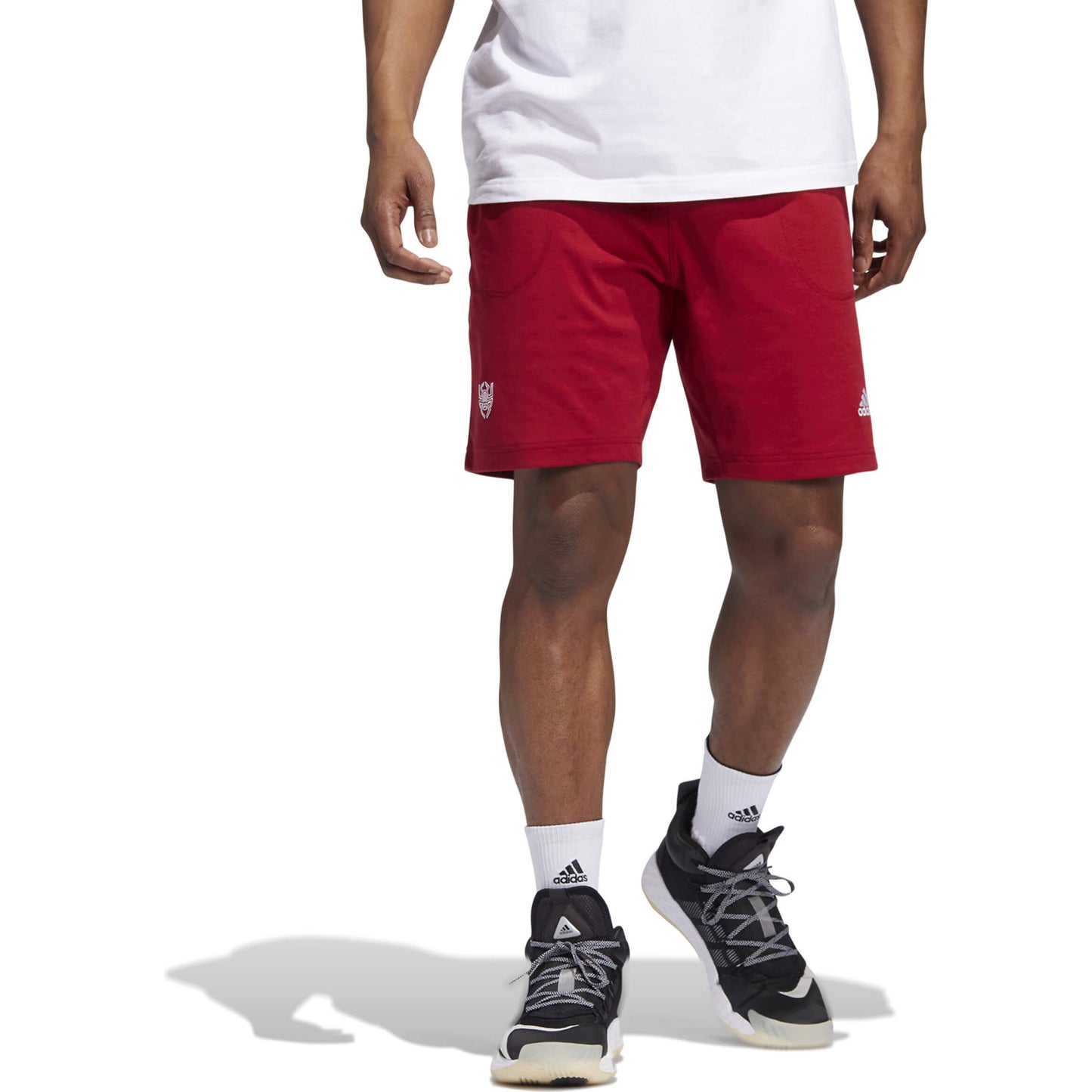 Adidas Men Donovan Mitchell Shorts Red