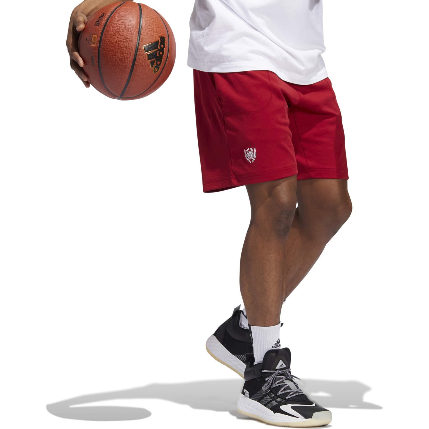 Adidas Men Donovan Mitchell Shorts Red