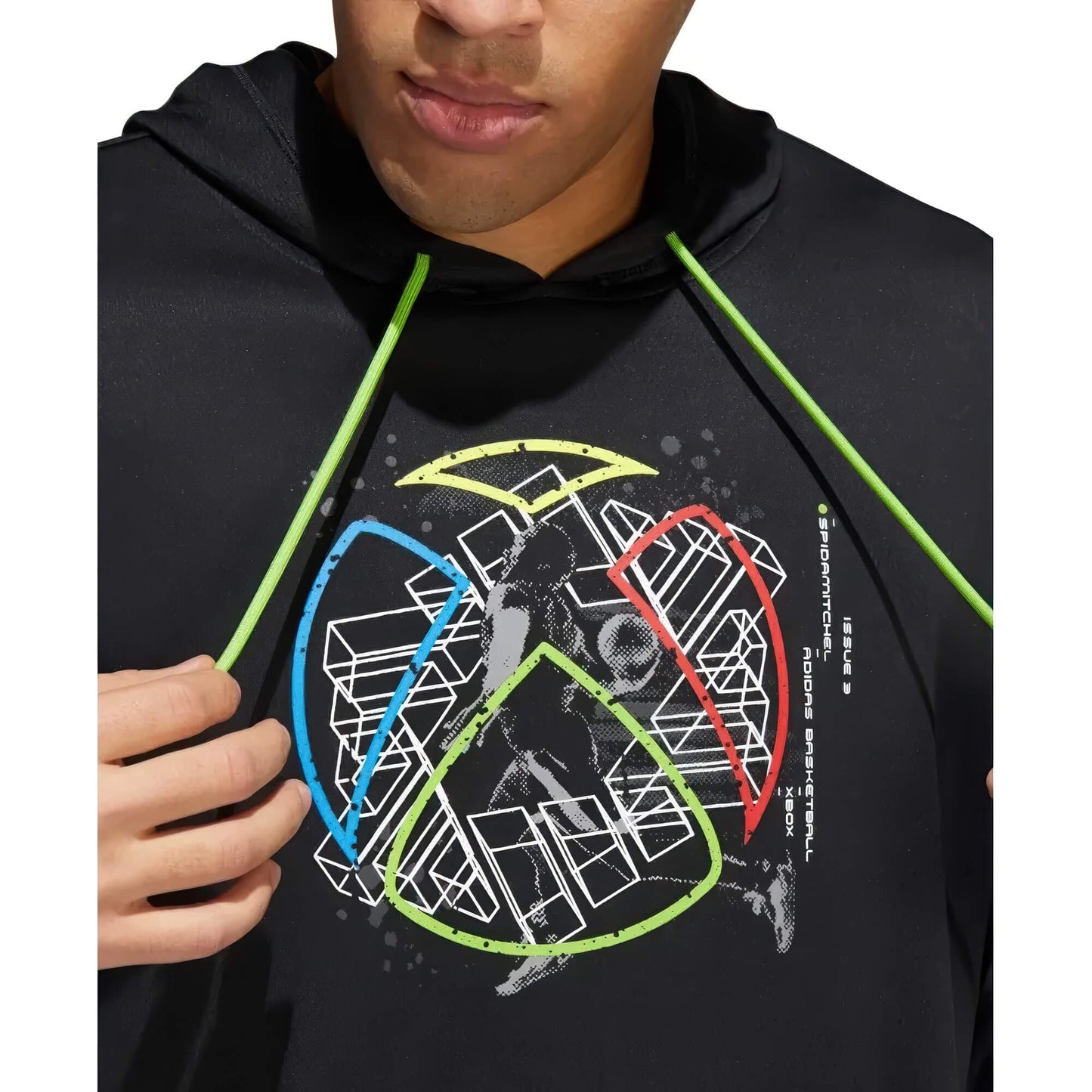 Adidas Men Donovan Mitchell Hoodie Black