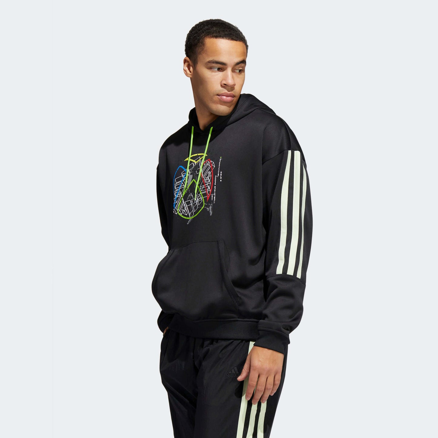 Adidas Men Donovan Mitchell Hoodie Black
