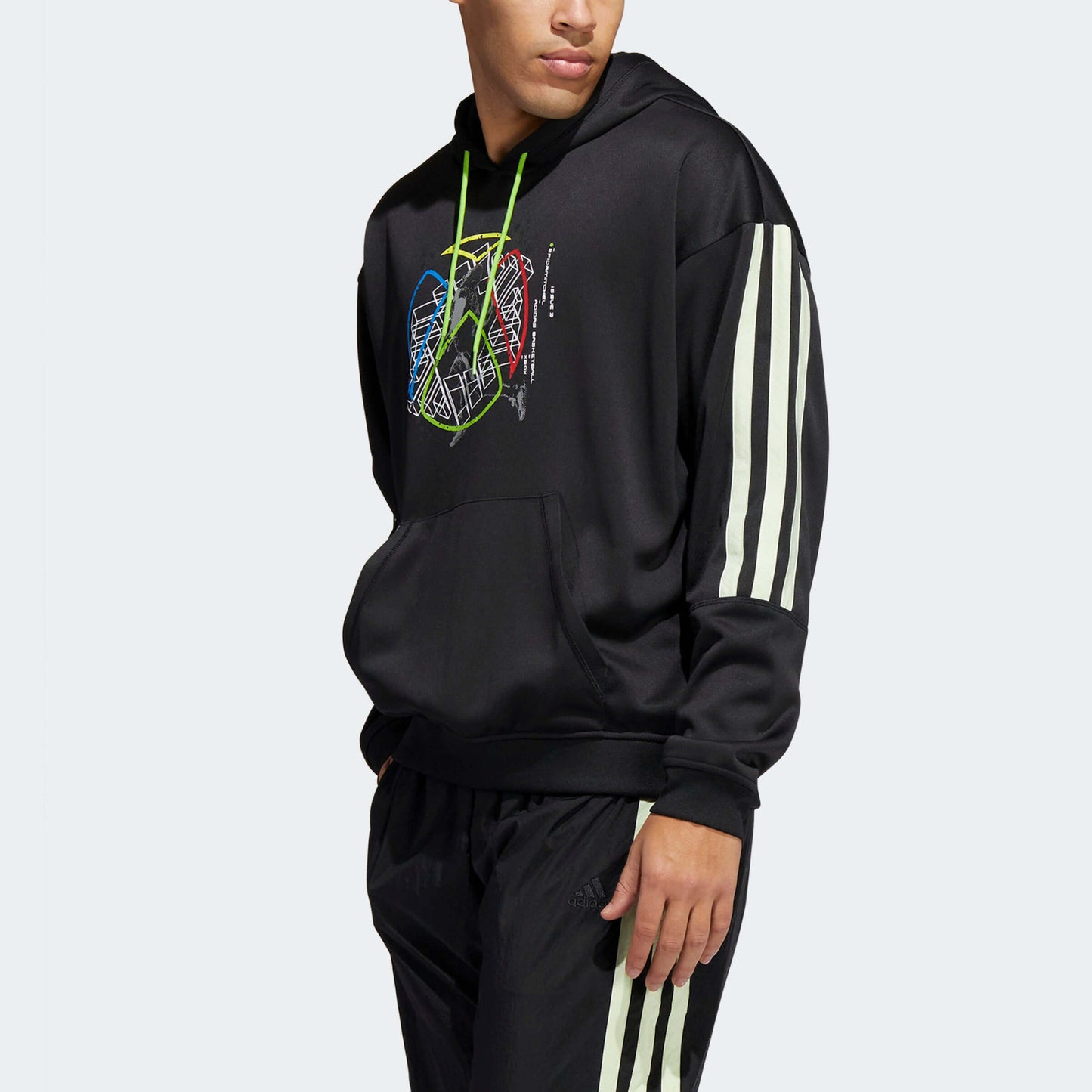 Adidas Men Donovan Mitchell Hoodie Black