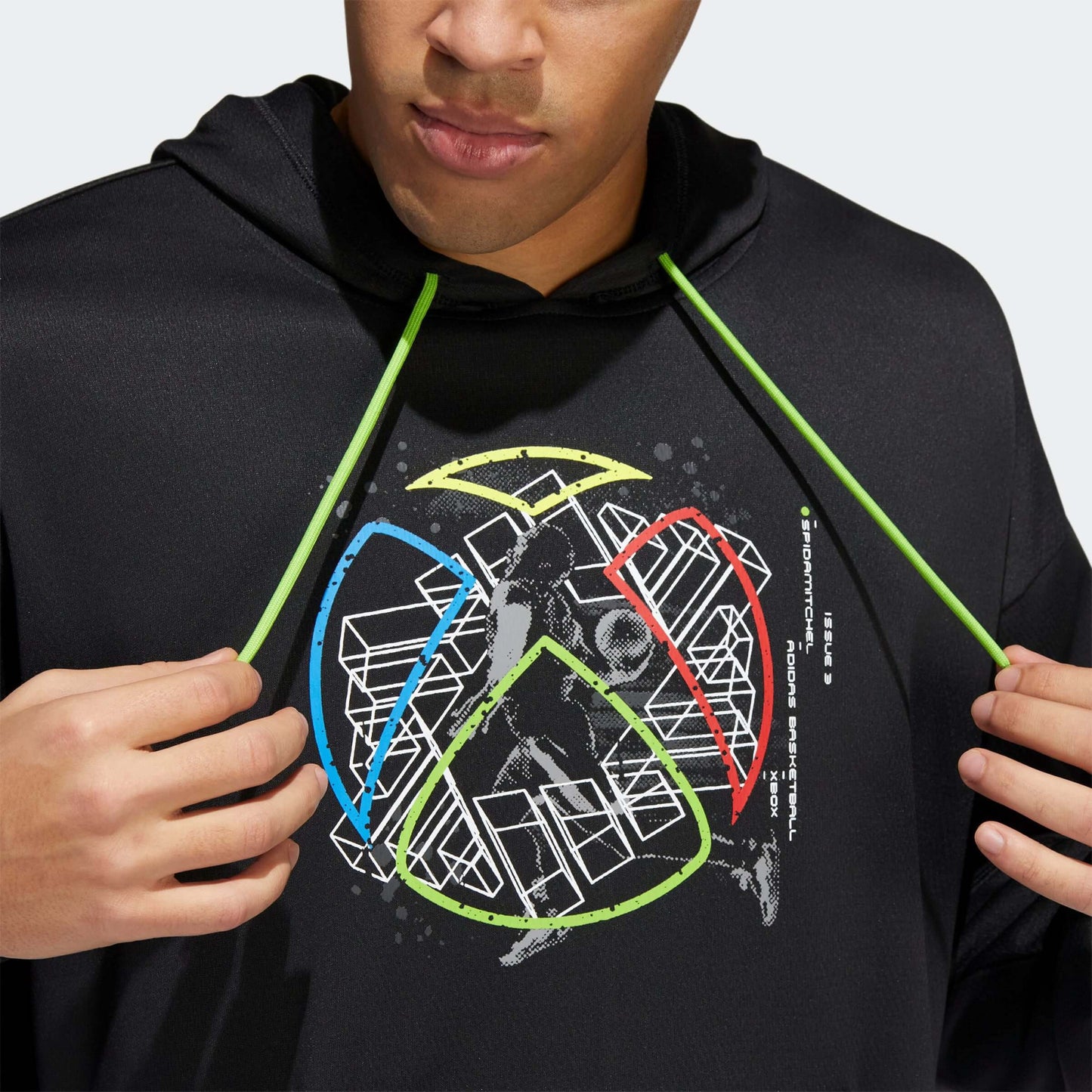 Adidas Men Donovan Mitchell Hoodie Black