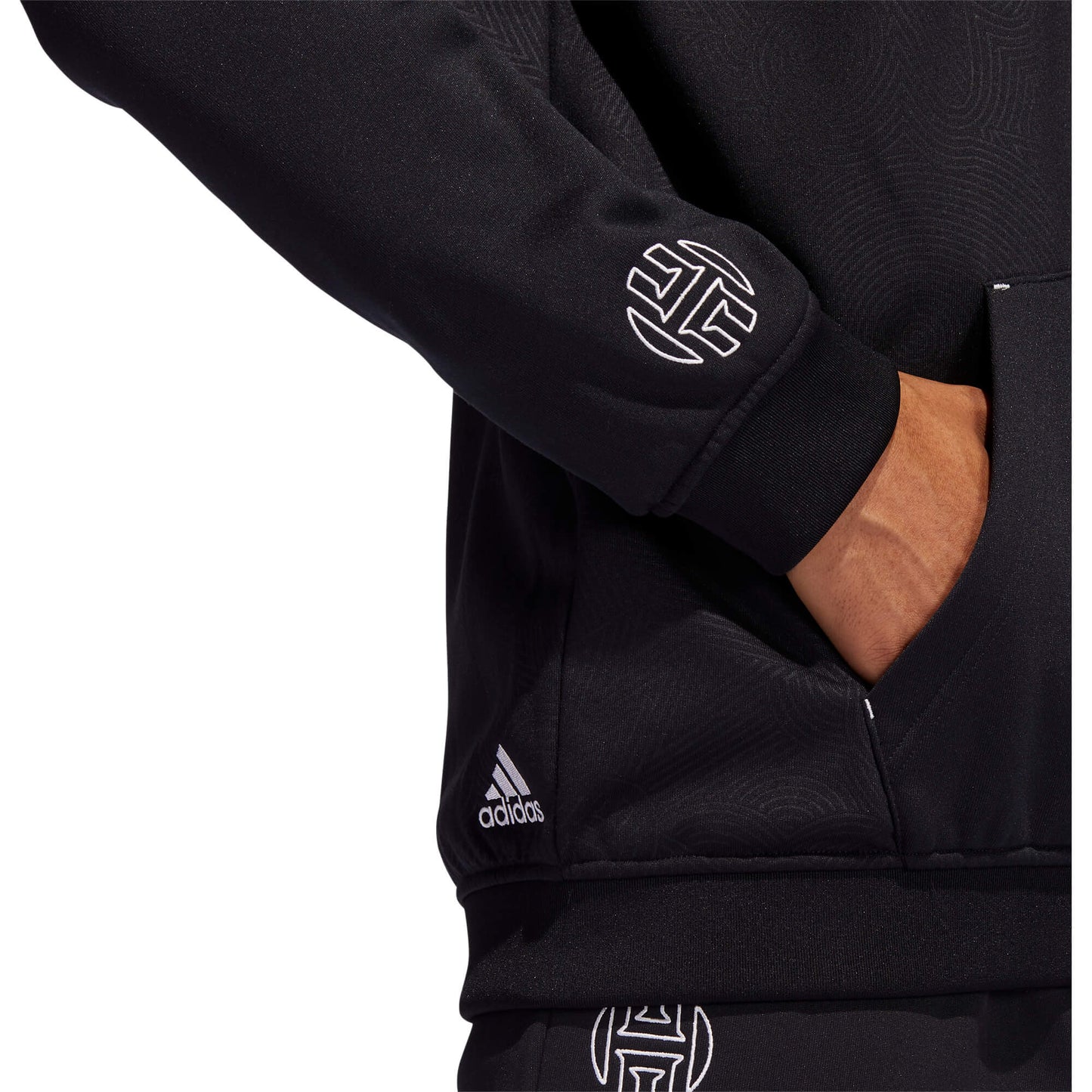 Adidas Men Harden Foundation Hoodie Pullover Black