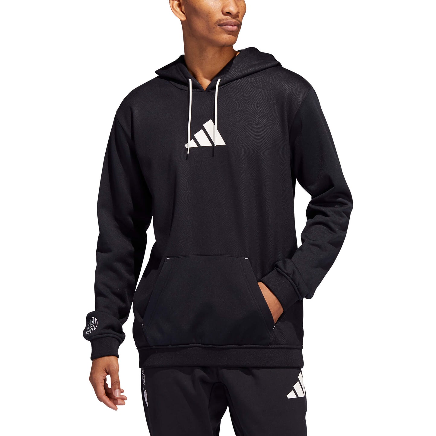 Adidas Men Harden Foundation Hoodie Pullover Black
