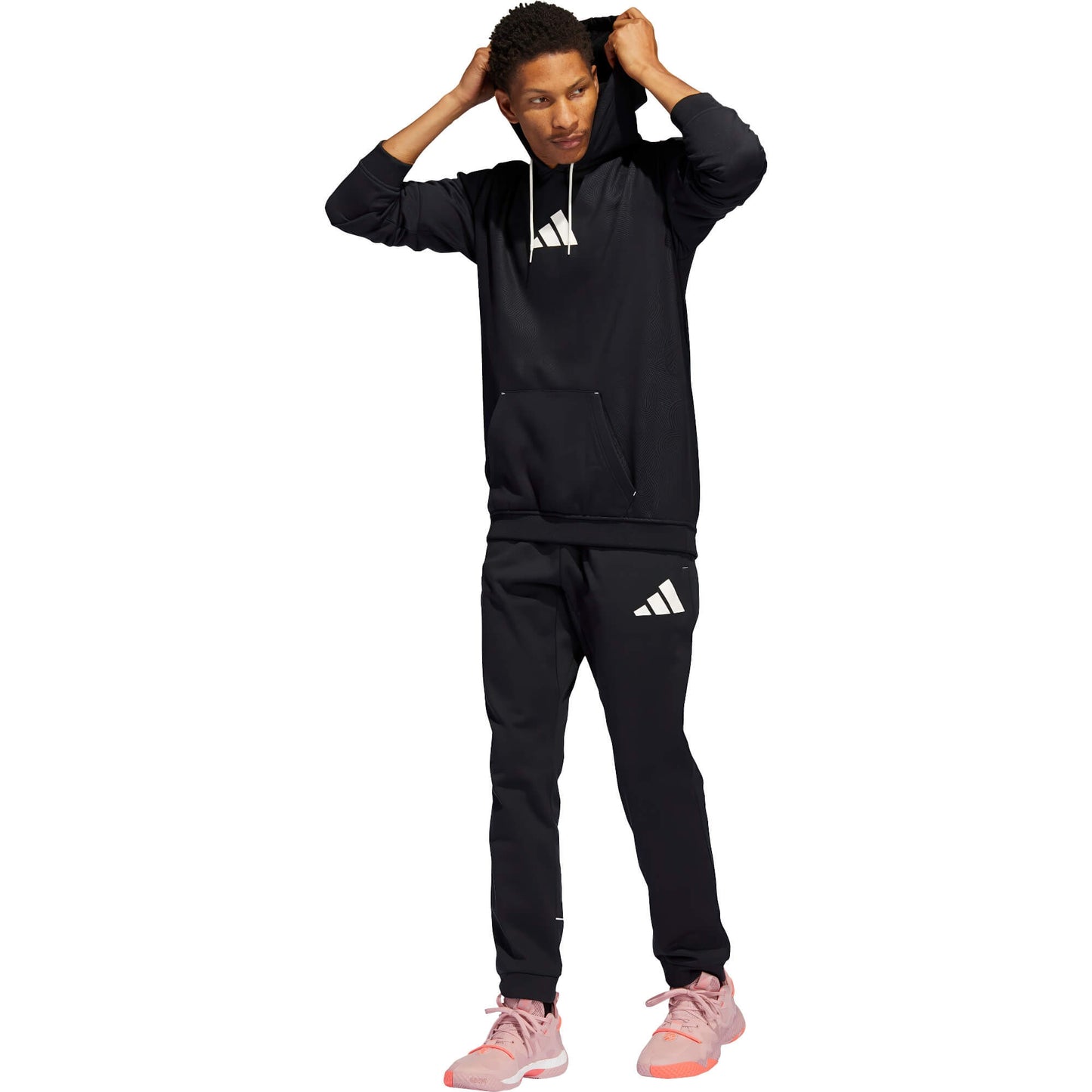 Adidas Men Harden Foundation Hoodie Pullover Black