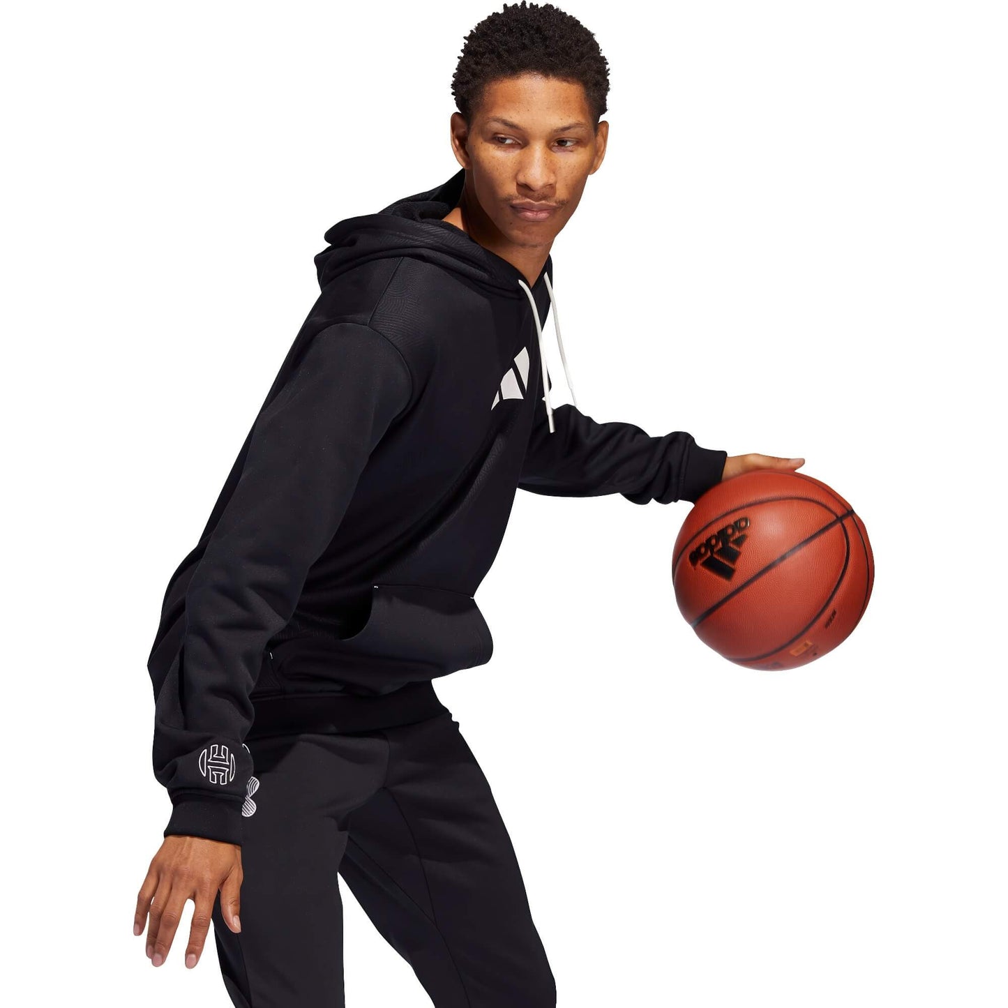 Adidas Men Harden Foundation Hoodie Pullover Black