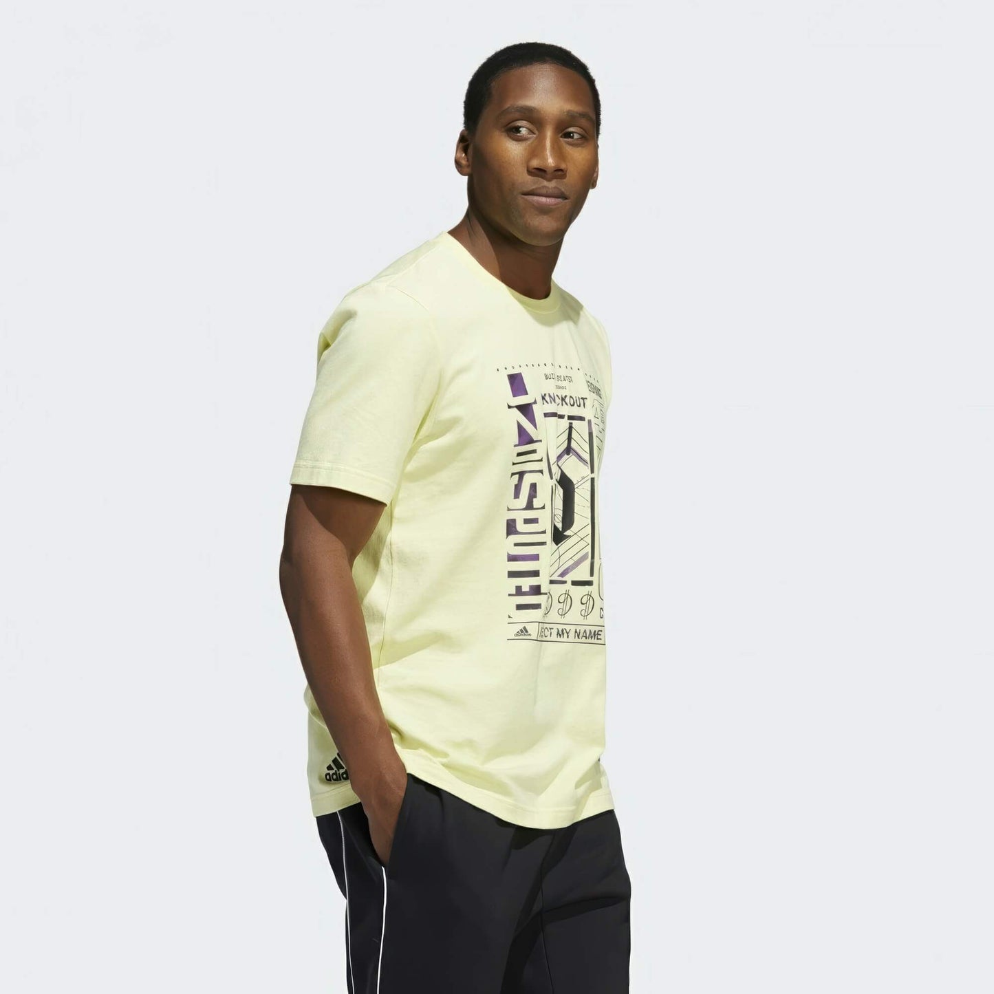 Adidas Men Dame Knockout Campion T-Shirt yellow