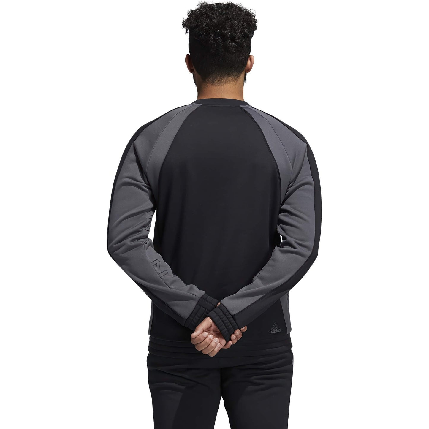 Adidas Men Harden Foundation Crew Sweatshirt Black/Grey