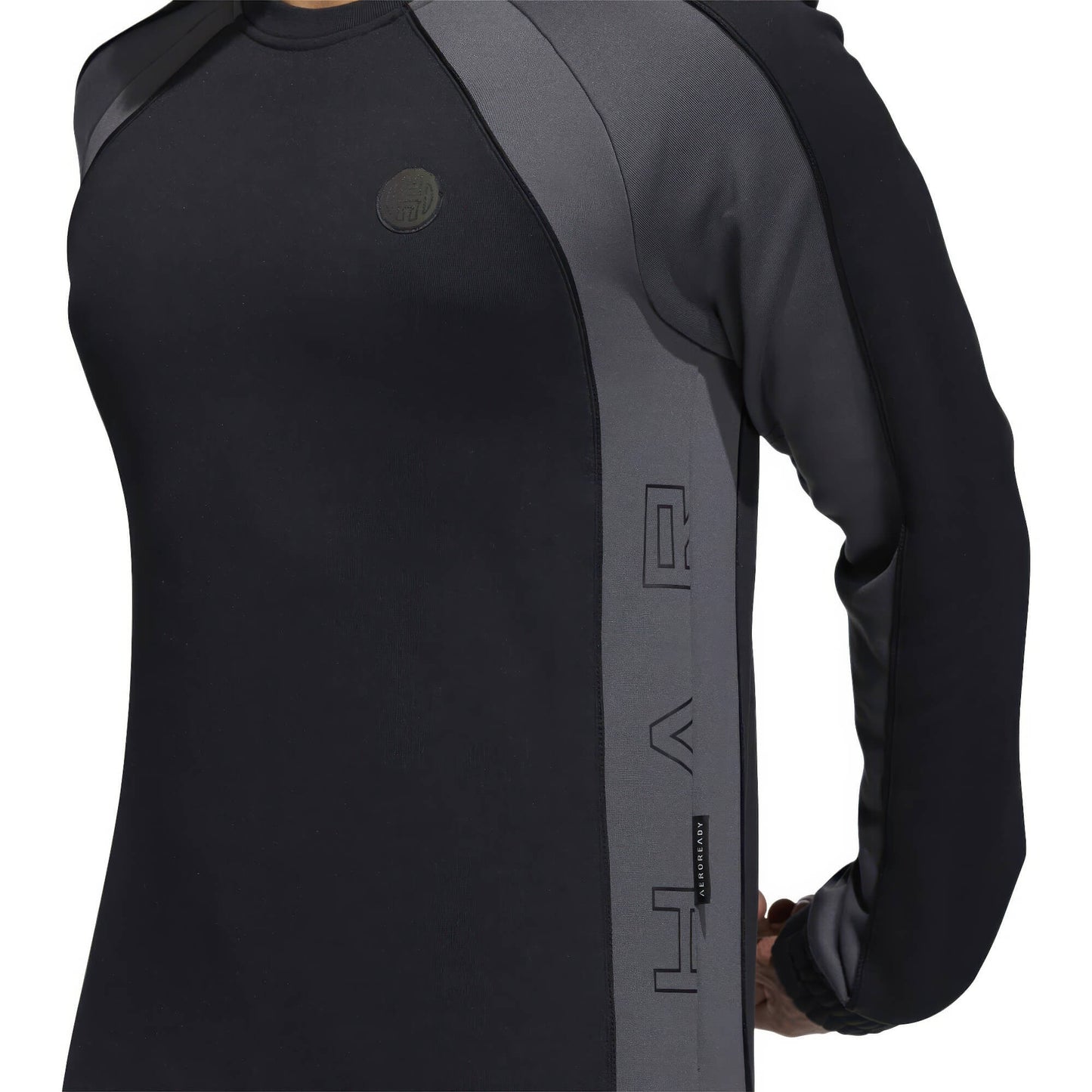 Adidas Men Harden Foundation Crew Sweatshirt Black/Grey