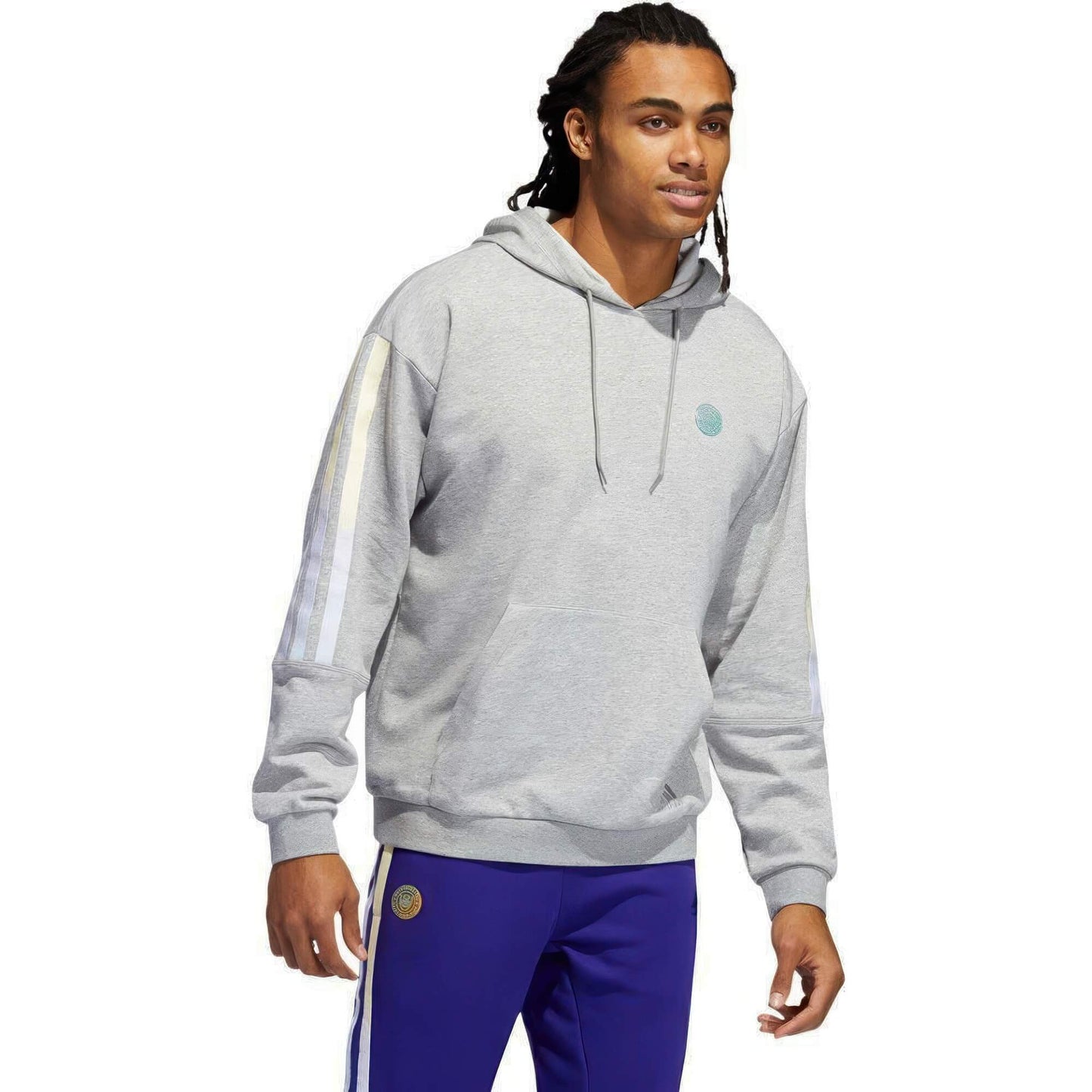 Adidas Men Donovan Mitchell PO Hoodie Grey