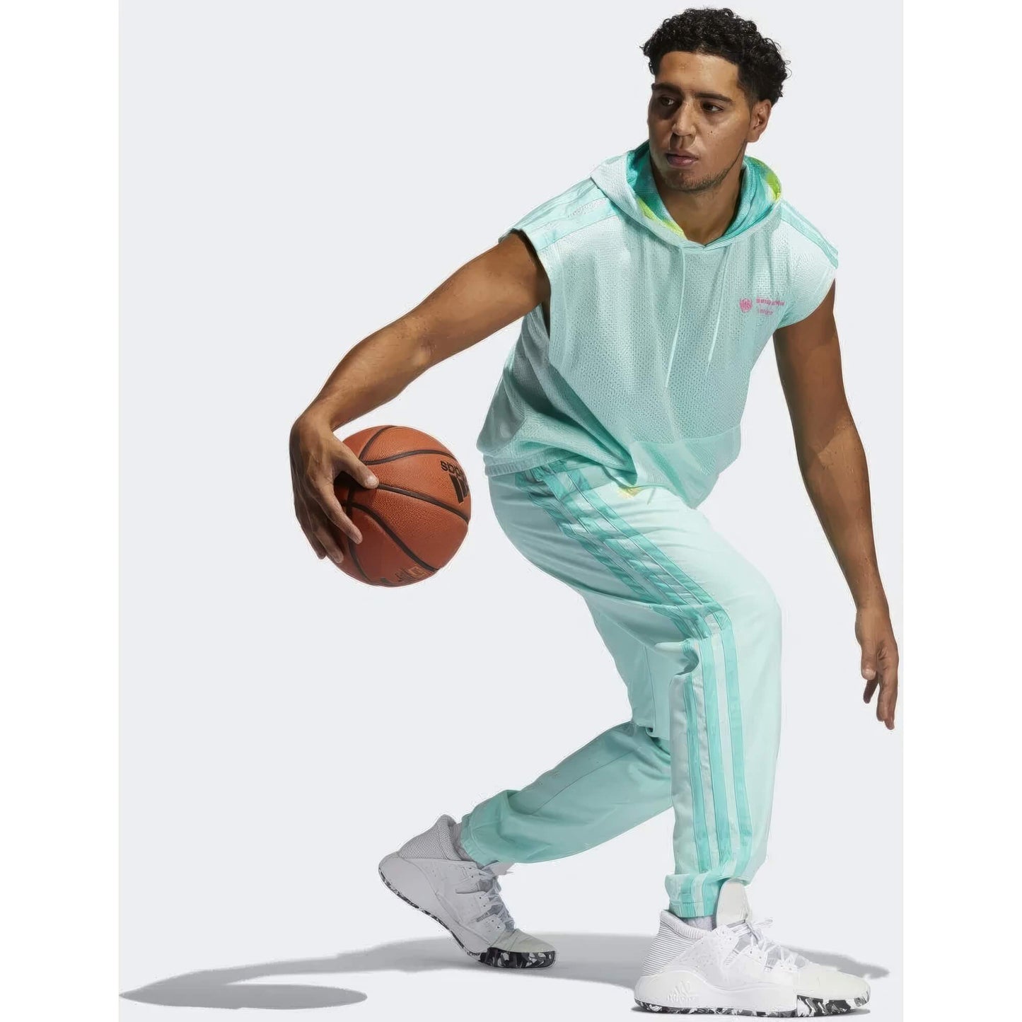 Adidas Men Donovan Mitchell Pants Mint