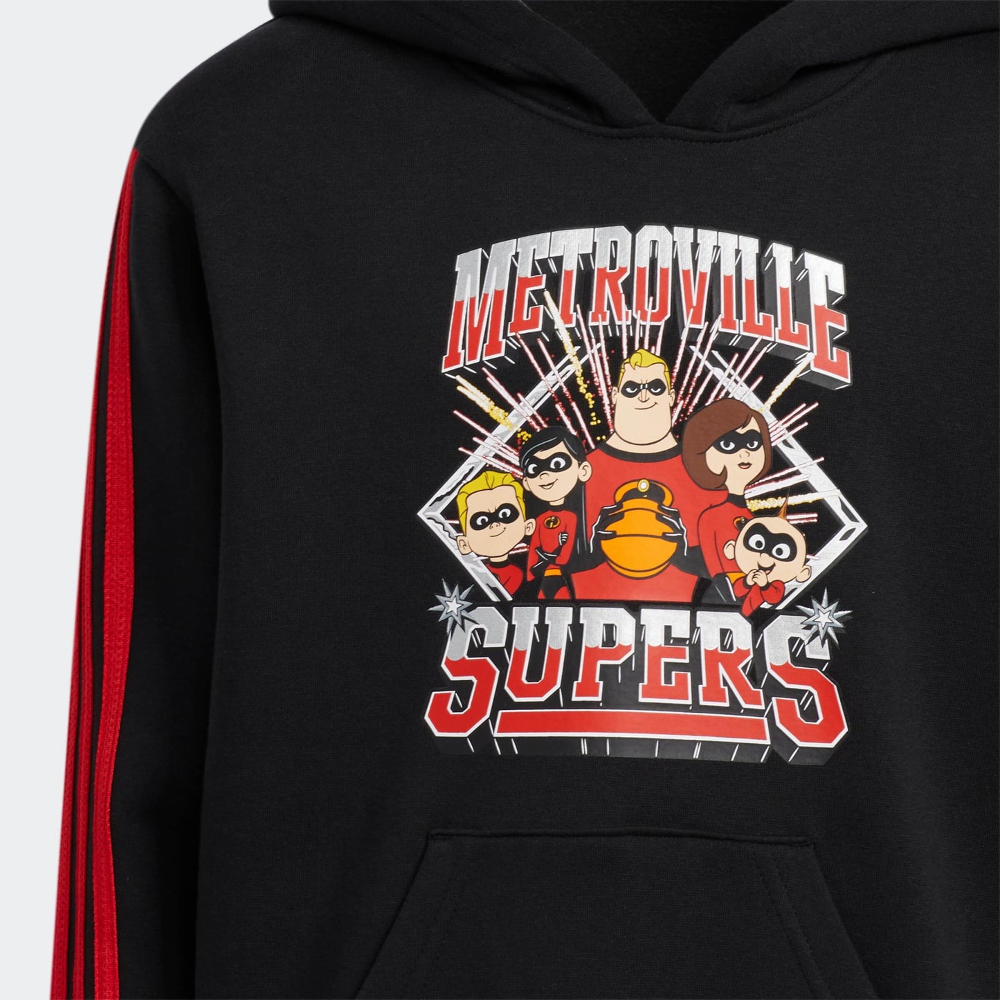 Adidas Jr Incredible Hoodie Black/Red
