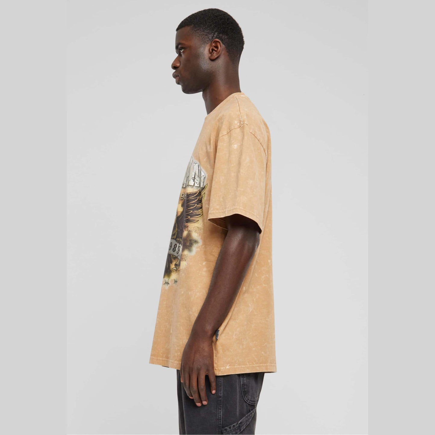 Karl Kani Small Signature Washed Eagle Tee sand