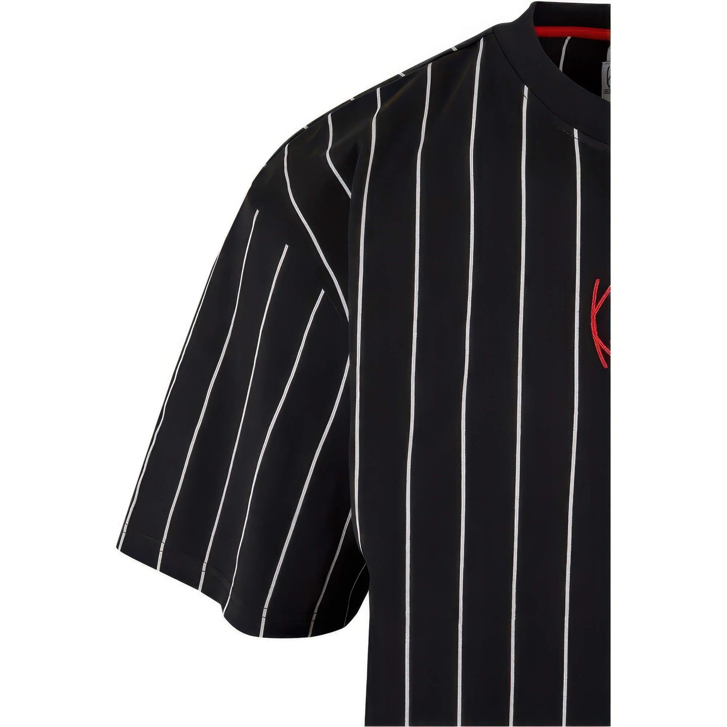 Karl Kani KK Small Signature Pinstripe Tee black/white