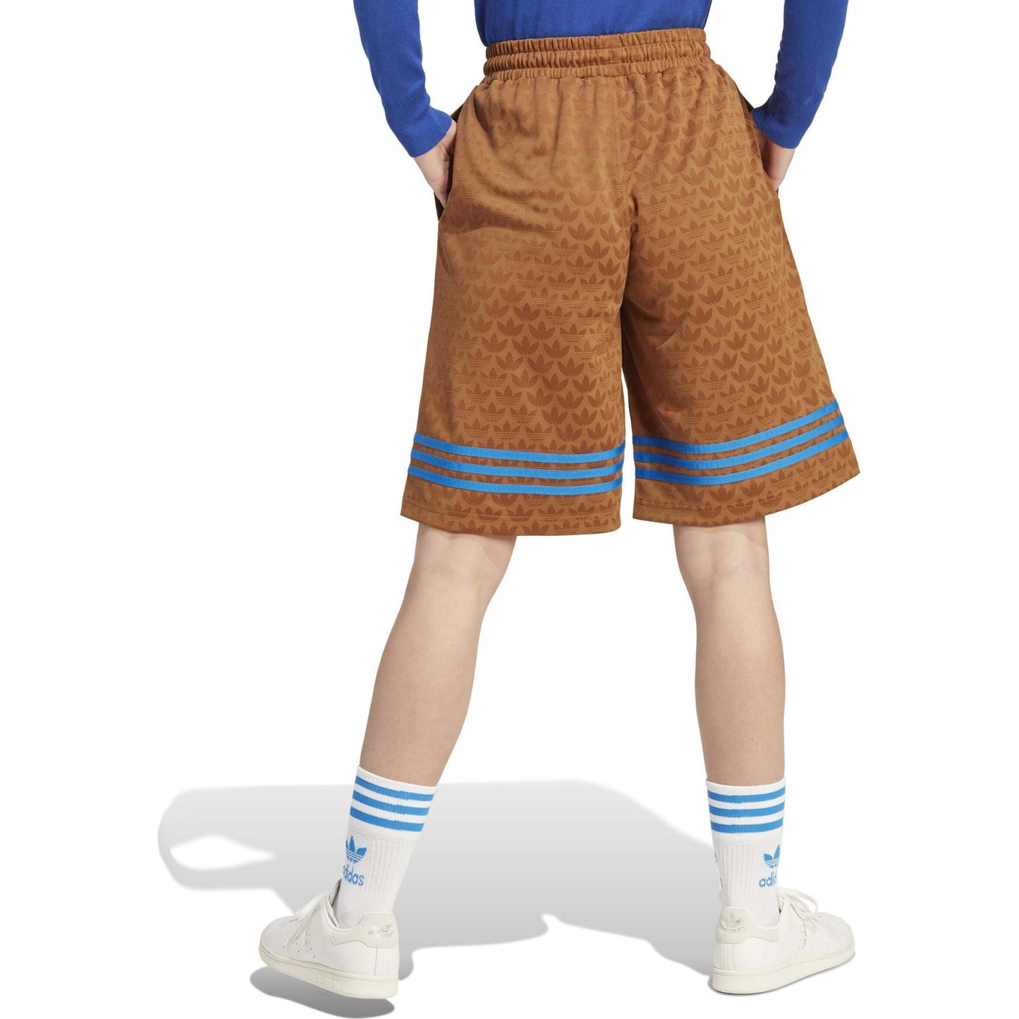 Adidas Wmns Basketball Mono Shorts Brown/Blue