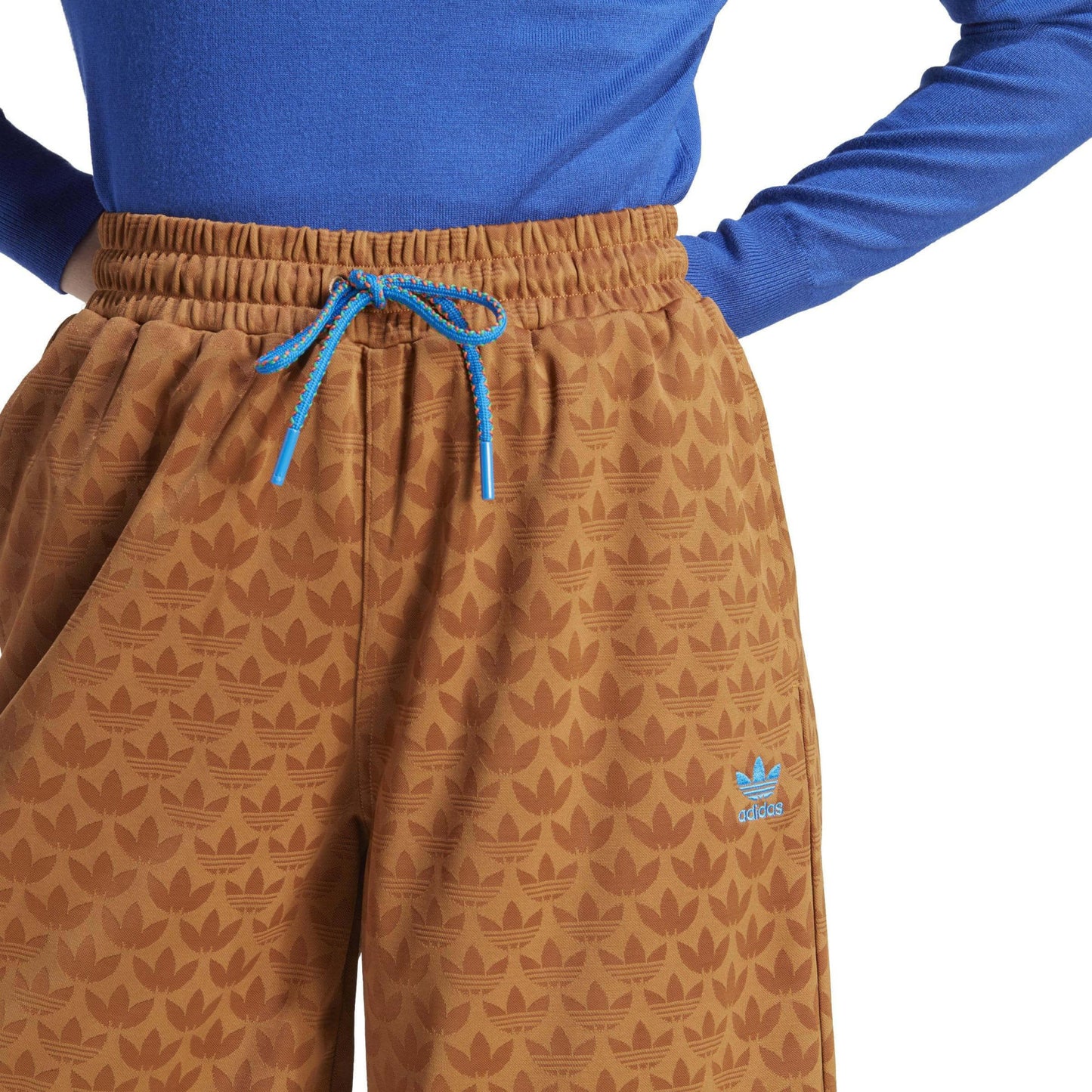 Adidas Wmns Basketball Mono Shorts Brown/Blue