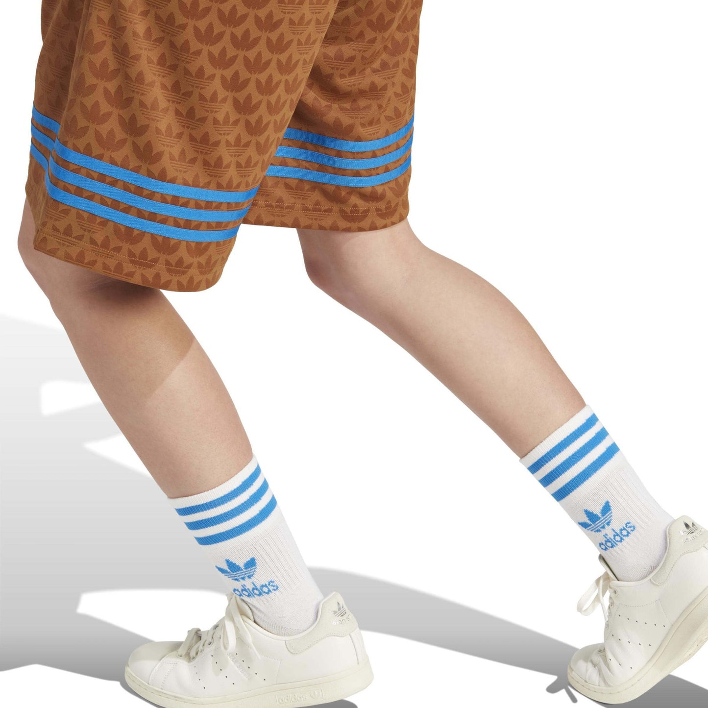 Adidas Wmns Basketball Mono Shorts Brown/Blue