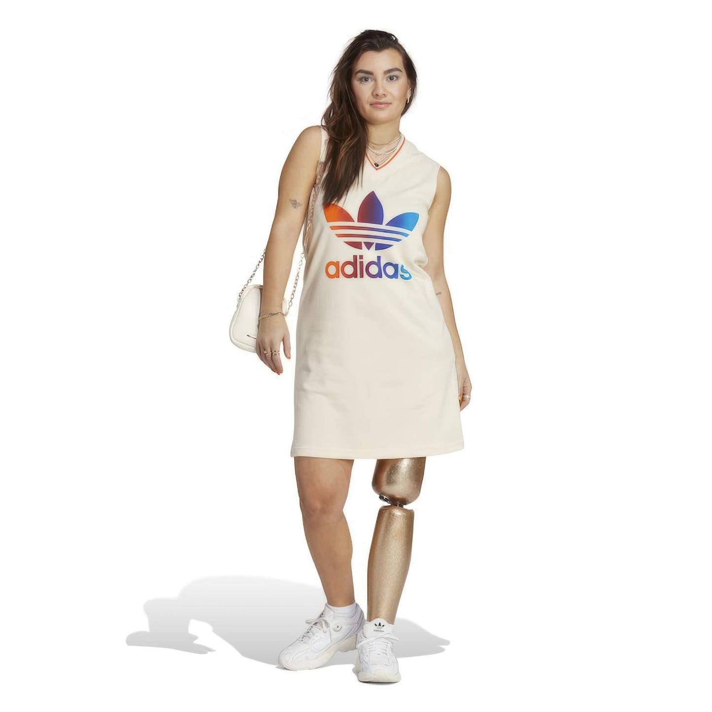 Adidas Wmns V Neck Dress White