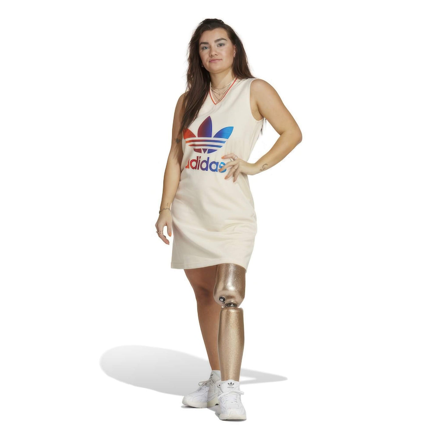 Adidas Wmns V Neck Dress White