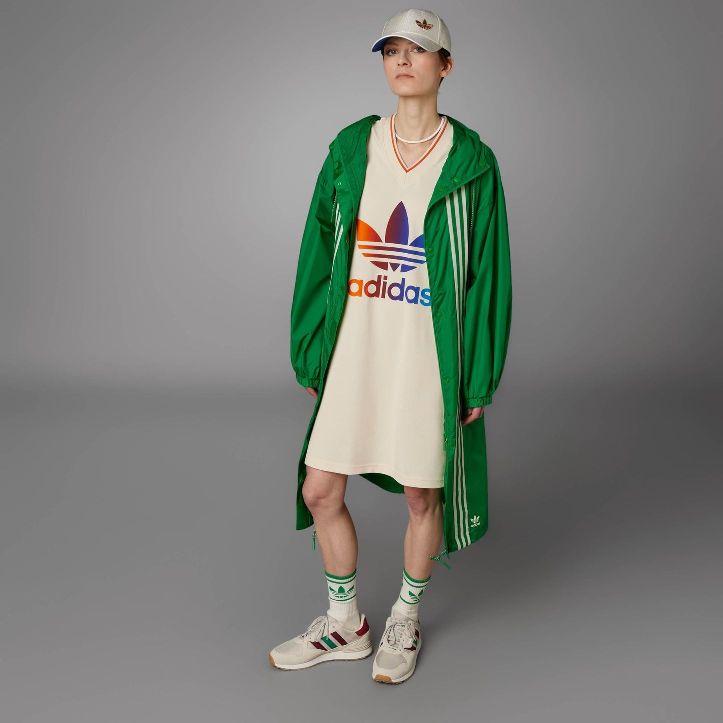 Adidas Wmns V Neck Dress White