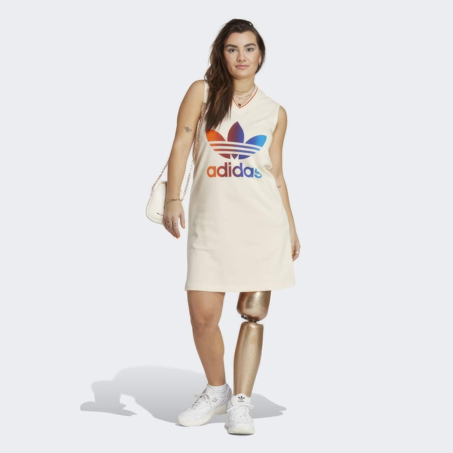 Adidas Wmns V Neck Dress White