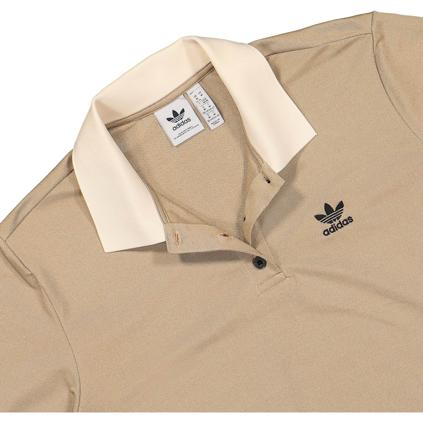 Adidas Wmns Adicolor 70S Polo Shirt Beige-Brown