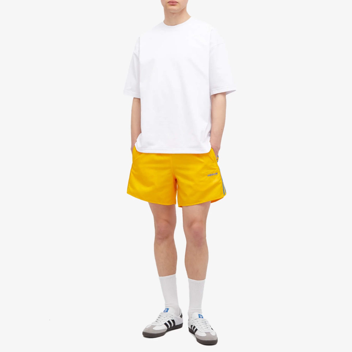 Adidas Men Football Short Yellow/Blue