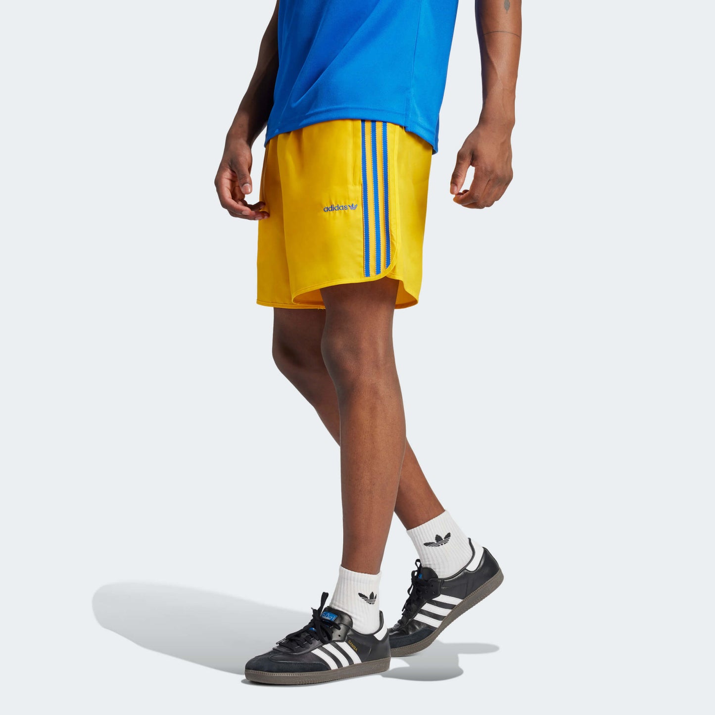 Adidas Men Football Short Yellow/Blue