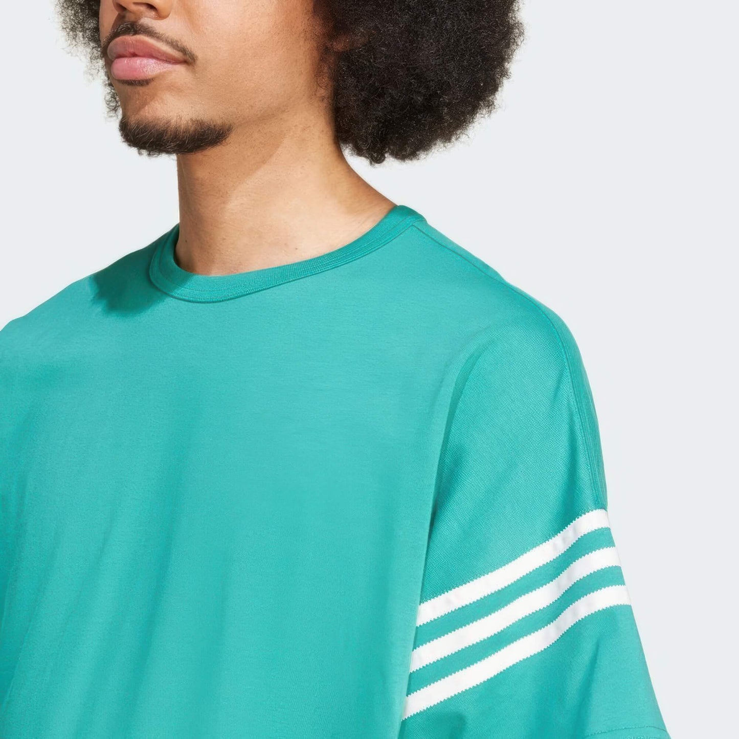 Adidas Men Neu Classics T-Shirt Green/White