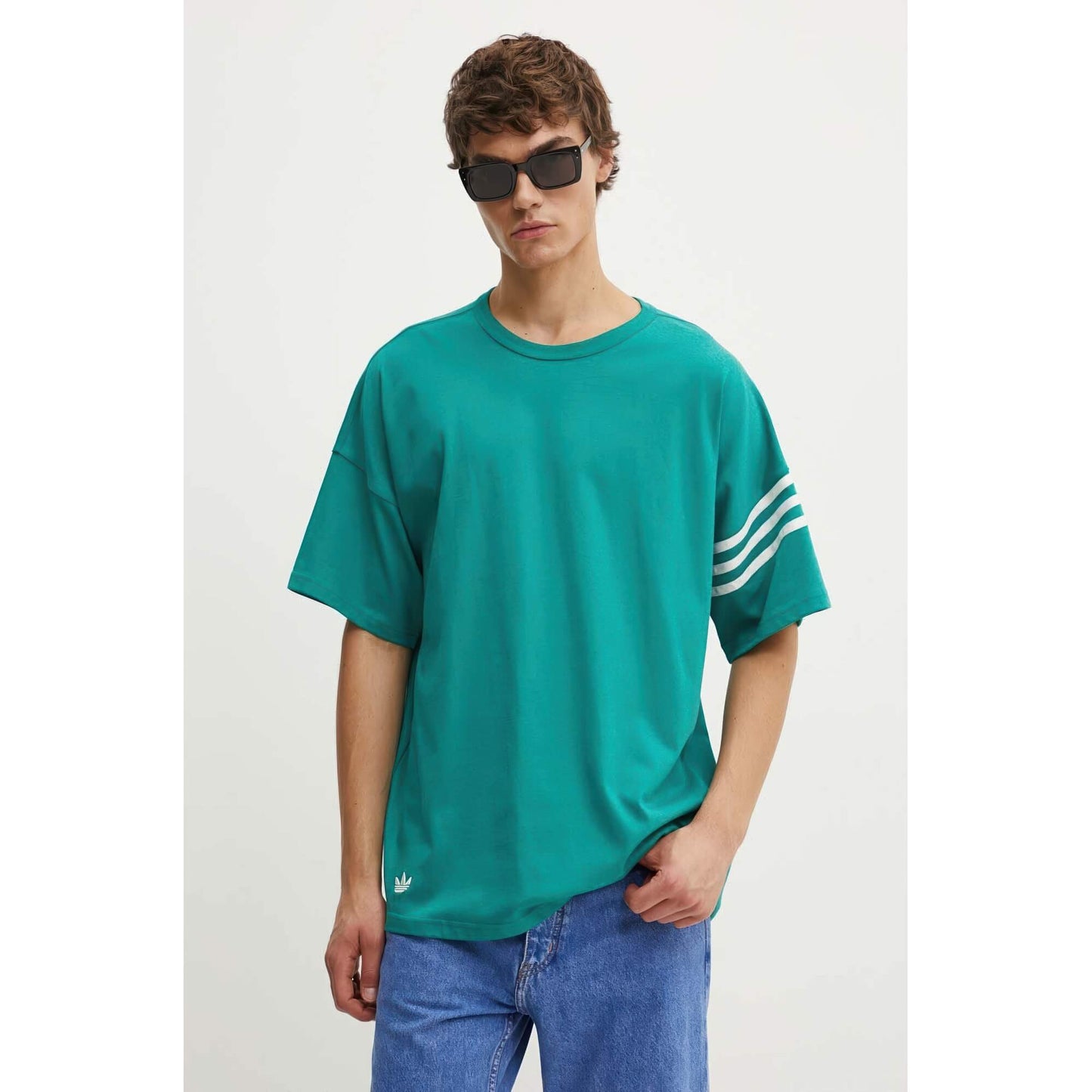 Adidas Men Neu Classics T-Shirt Green/White
