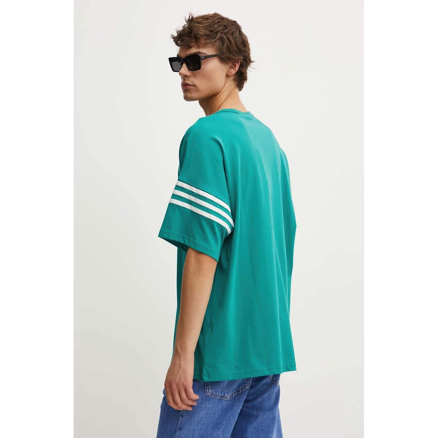 Adidas Men Neu Classics T-Shirt Green/White