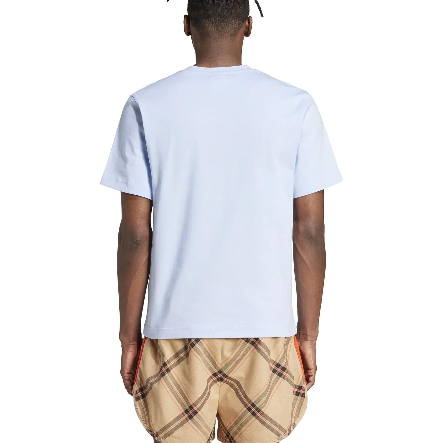 Adidas Men Wales Bonner Set-In T-Shirt Light Blue