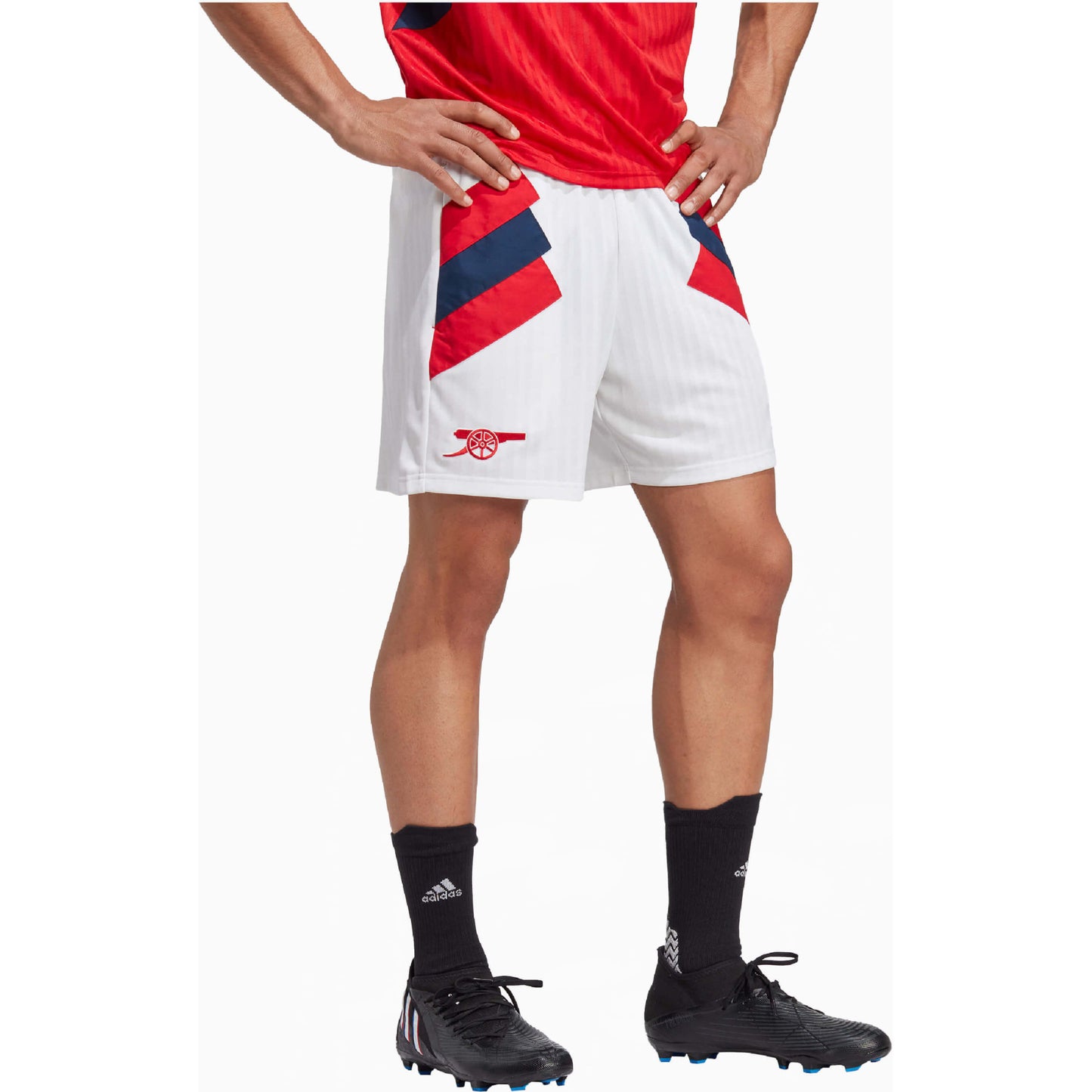 Adidas Men Fc Arsenal Icon Shorts White/Red/Blue